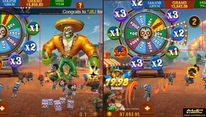 FORTUNE ZOMBIE Skelebeat 20X-2500X FORTUNE ZOMBIE Skelebeat 20X-2500X