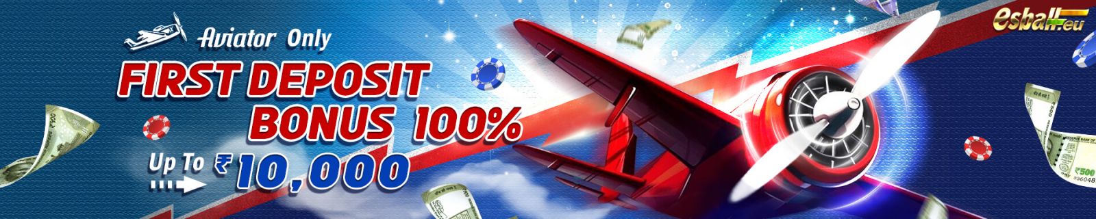 Aviator Game 100% First Deposit Bonus