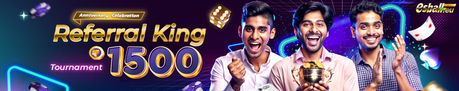 Casino Referral Bonus , Invite Friend Get ₹ 500 Each