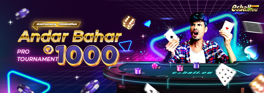 Andar Bahar Bonus Tournament, PRO Tournament ₹1,000