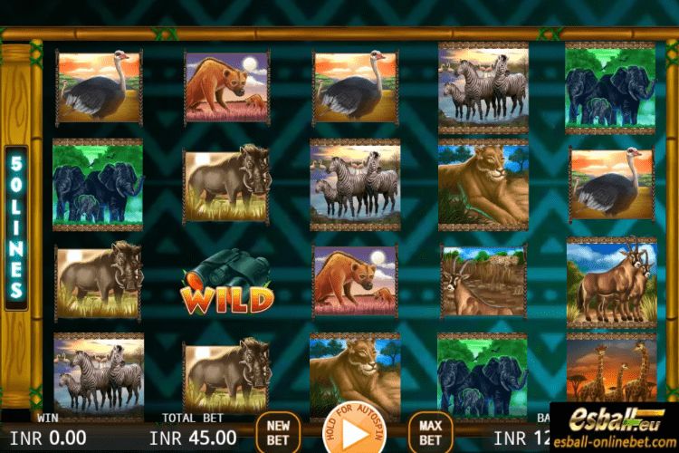 KA Gaming Africa Run Slot Machine Free Play