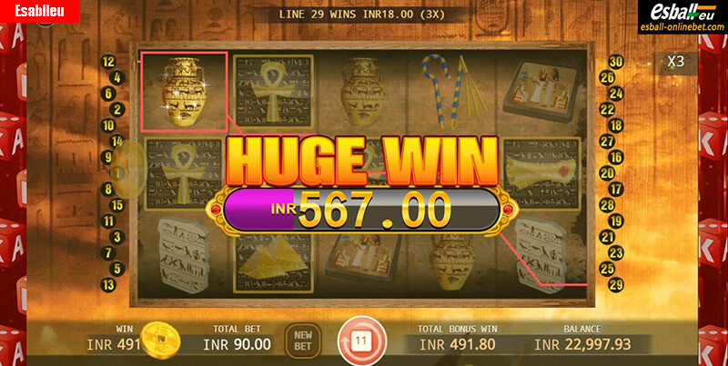 Mysterious Pyramid Slot Machine Free Spins Bonus