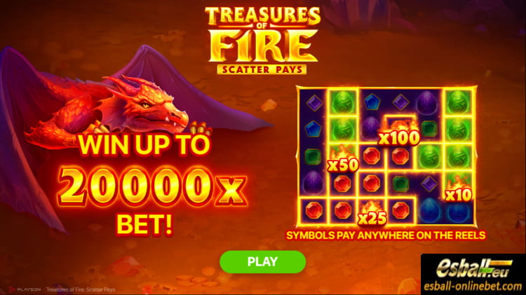 Treasures of Fire Scatter Pays Slot Demo Review