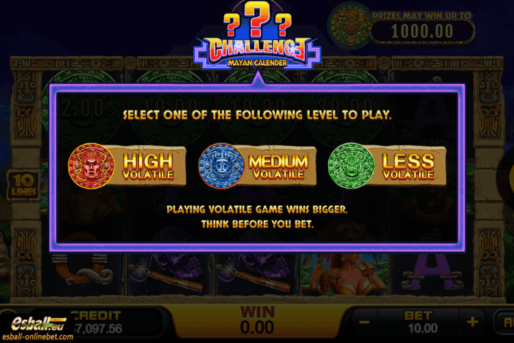 How To Play Challenge・Mayan Calendar Slot