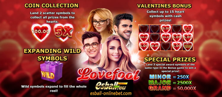 Playtech Lovefool Slot Machine Review & Demo