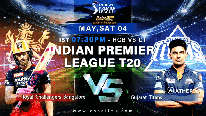 4 May IPL Match Prediction: RCB vs GT Bottom Of Table Clash